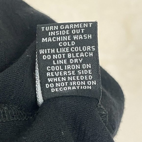 Ultra Flirt Pink Ribbon Pink Studs Black Short Sleeve Top Women's Size Small - Picture 8 of 8